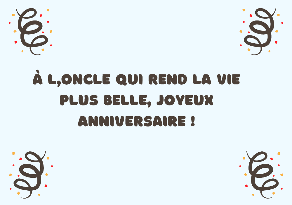 Textes D Anniversaire Pour Un Oncle Tonton Questions Poser