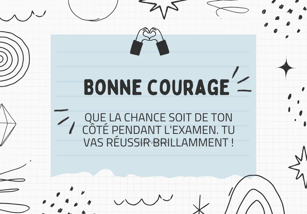 Message pour souhaiter bonne chance pour un examen questions à poser