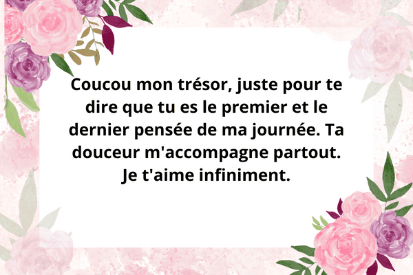 message d'amour pour un homme qui est loin