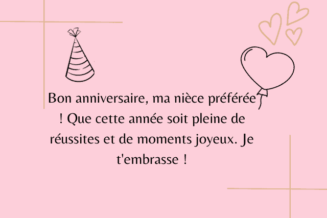 70 textes joyeux anniversaire pour ma nièce - questions à poser