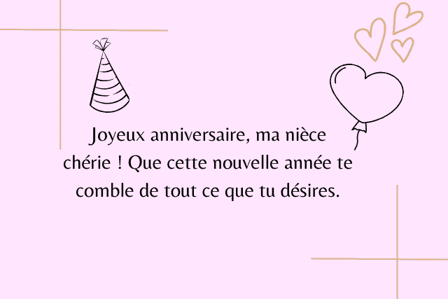 Joyeux Anniversaire Ma Nièce Que Dieu Te Protège