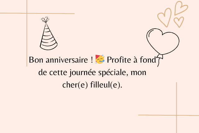 60 textes joyeux anniversaire mon filleul - questions à poser