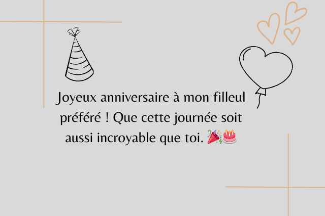 60 textes joyeux anniversaire mon filleul - questions à poser