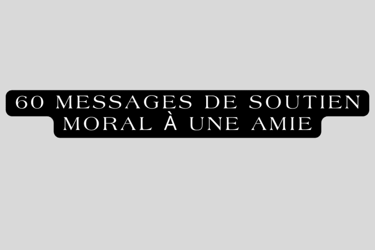 message de soutien pour un ami