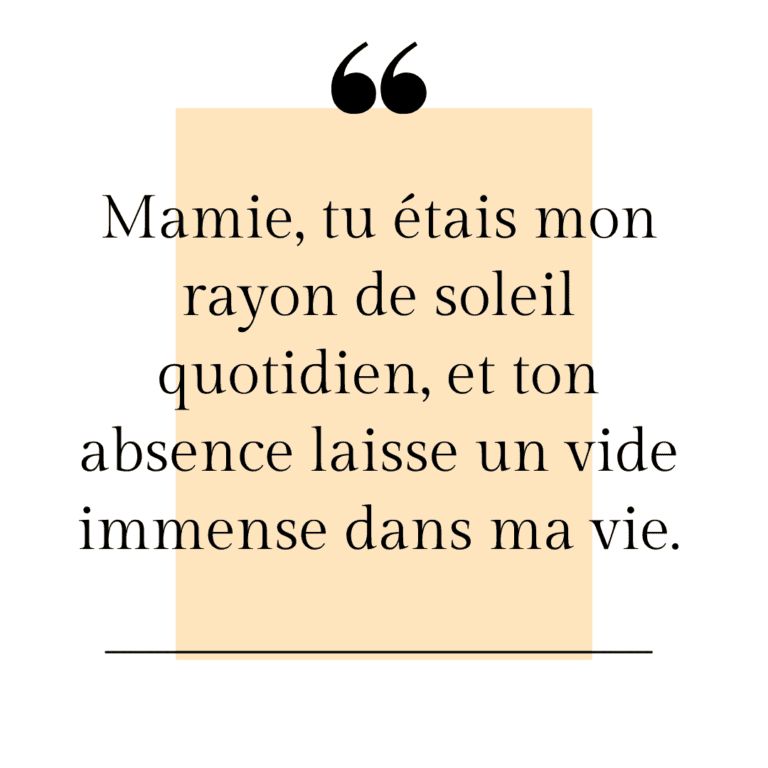 texte pour rendre hommage à ma grandmère décédée questions à