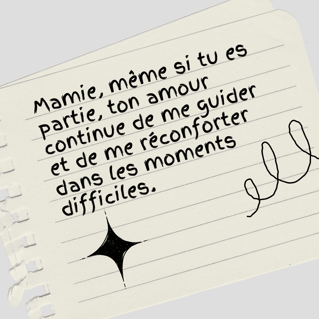 texte pour rendre hommage à ma grandmère décédée questions à poser